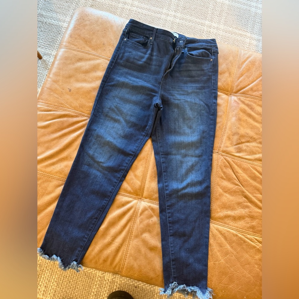 William Rast Dark Blue Straight Leg Jeans